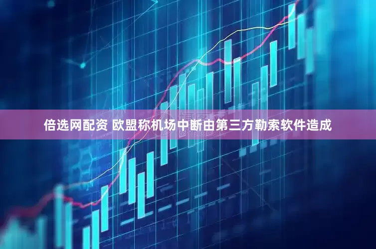 倍选网配资 欧盟称机场中断由第三方勒索软件造成